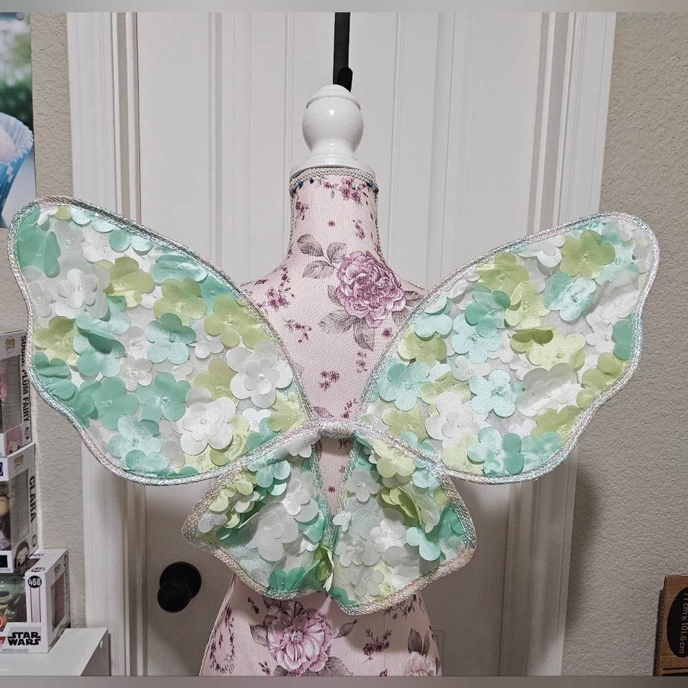 Floral Butterfly Wings Girls Costume